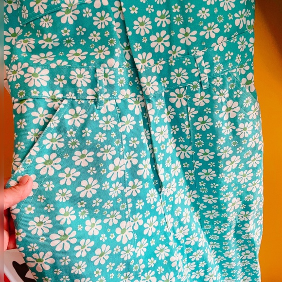 Big Bud Press Lazy Daisy Blue Long Sleeve Jumpsuit, Medium - Picture 7 of 7